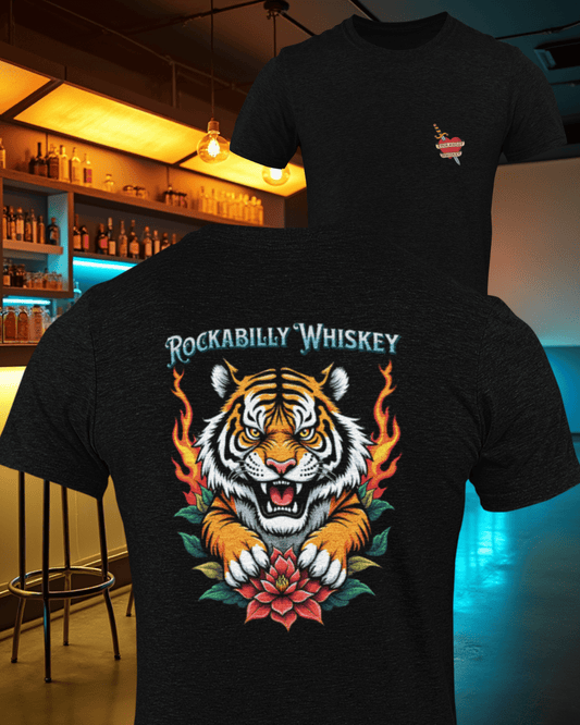 Rockabilly Tiger PowerT-Shirt