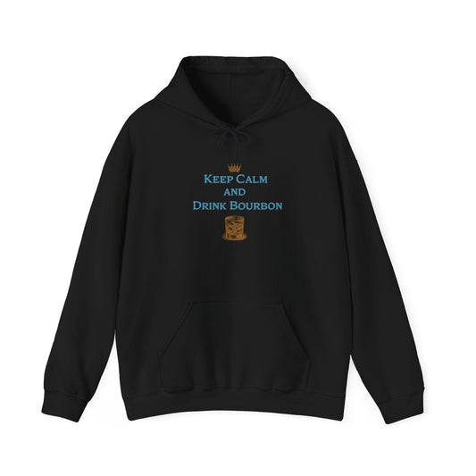 Keep Calm And Drink Bourbon Hooded Sweatshirt