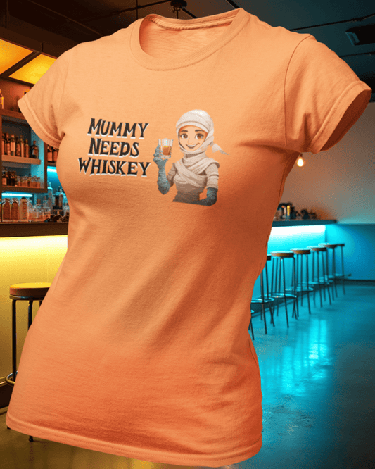 Mummy Needs Whiskey T-Shirt