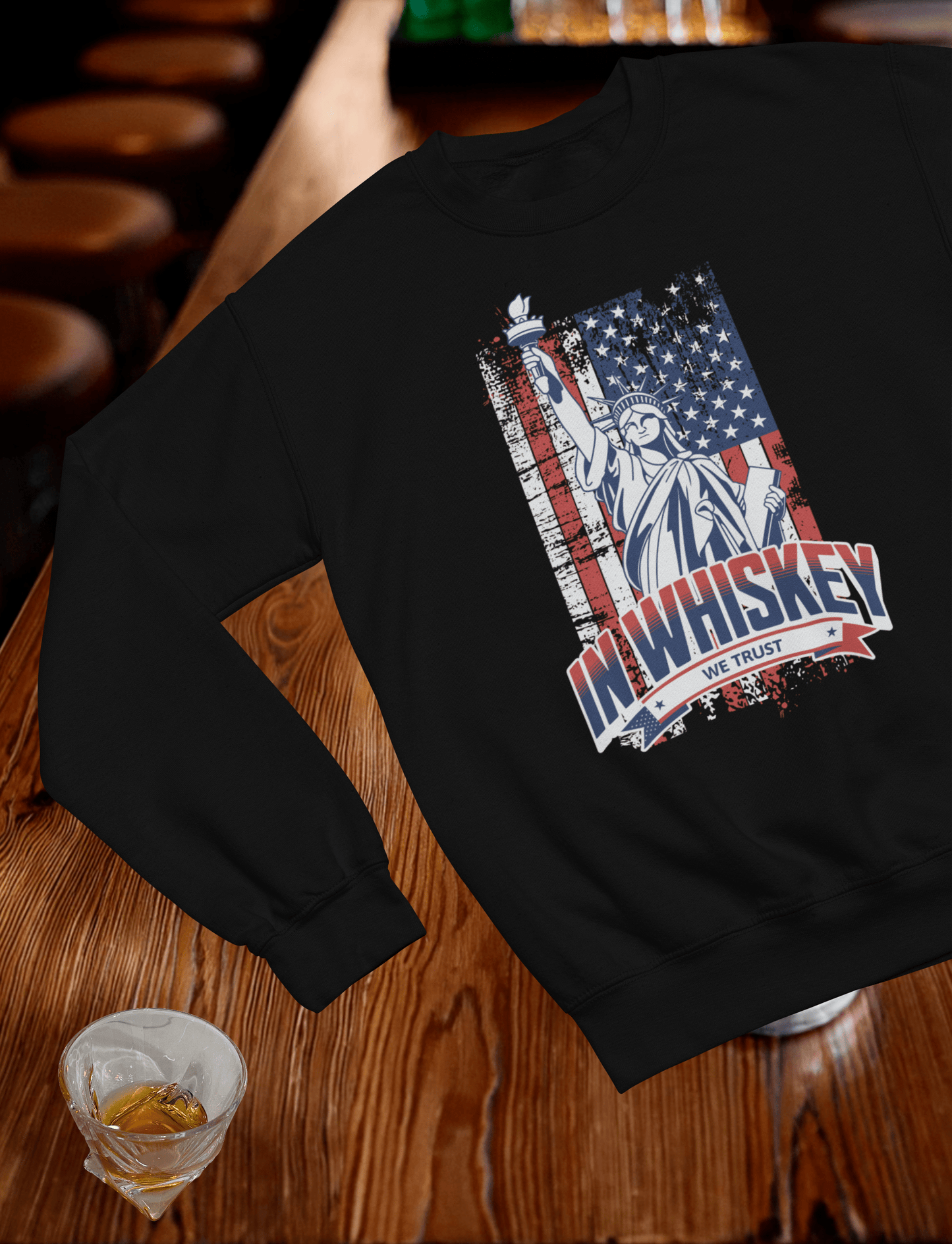 Freedom - in Whiskey We Trust Crewneck Sweatshirt