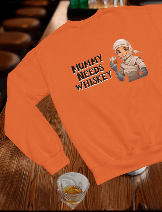 Mummy Needs Whiskey Crewneck Sweatshirt