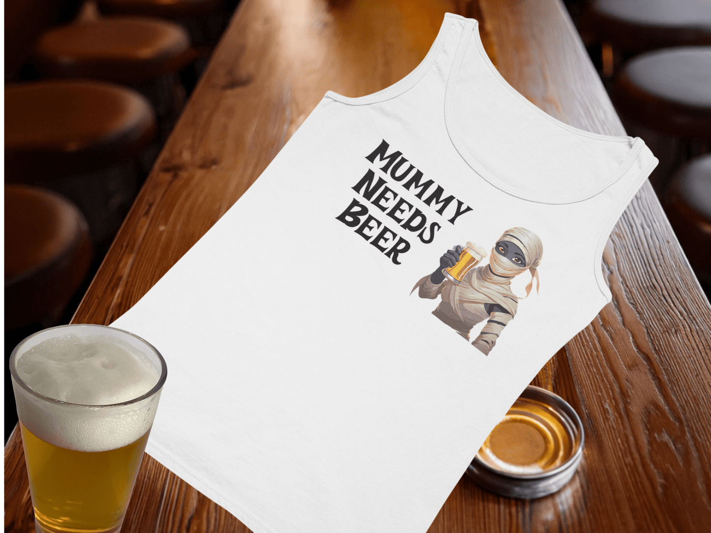 Mummy Needs Beer Tank Top