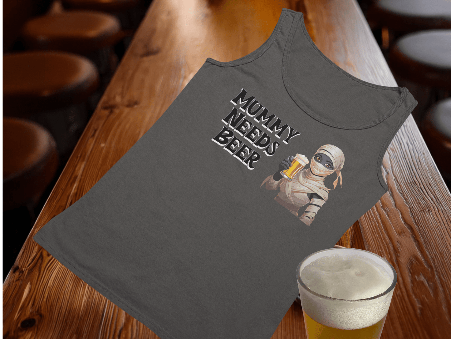 Mummy Needs Beer Tank Top