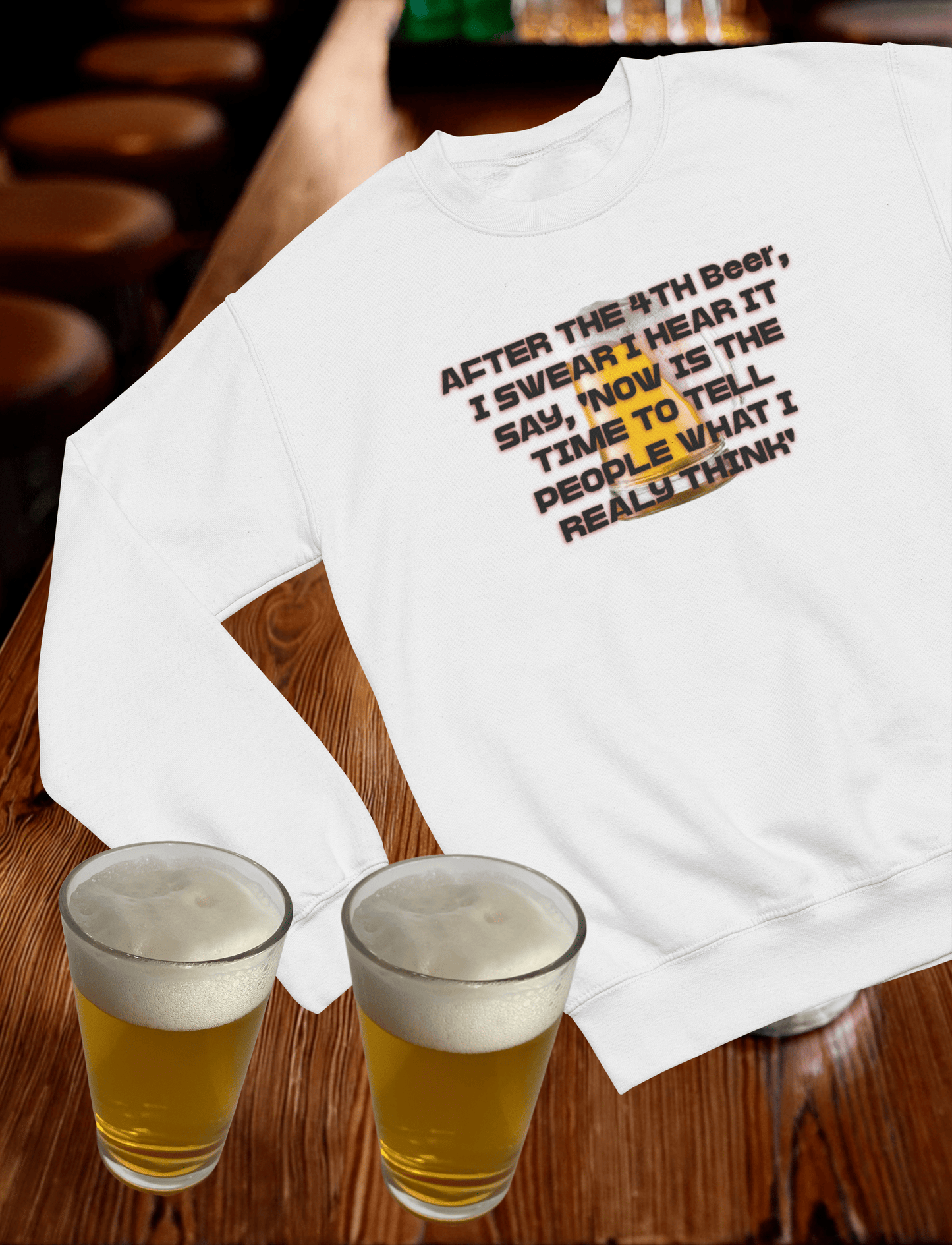 After the 4th Beer Crewneck Sweatshirt