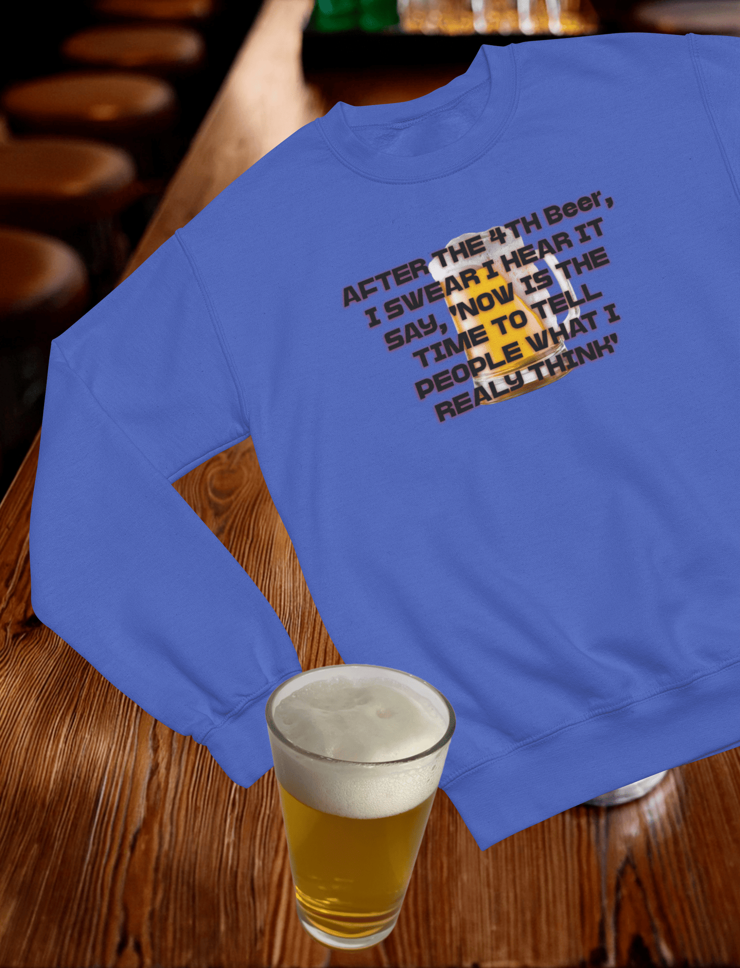 After the 4th Beer Crewneck Sweatshirt