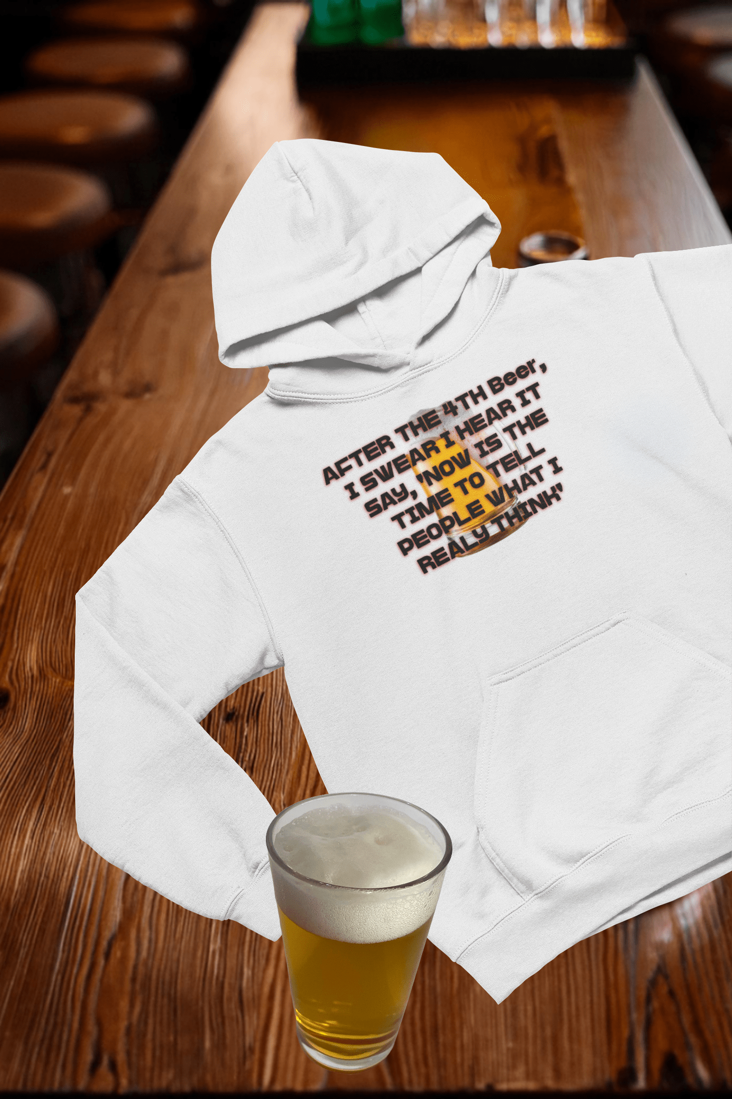After the 4th Beer Hooded Sweatshirt