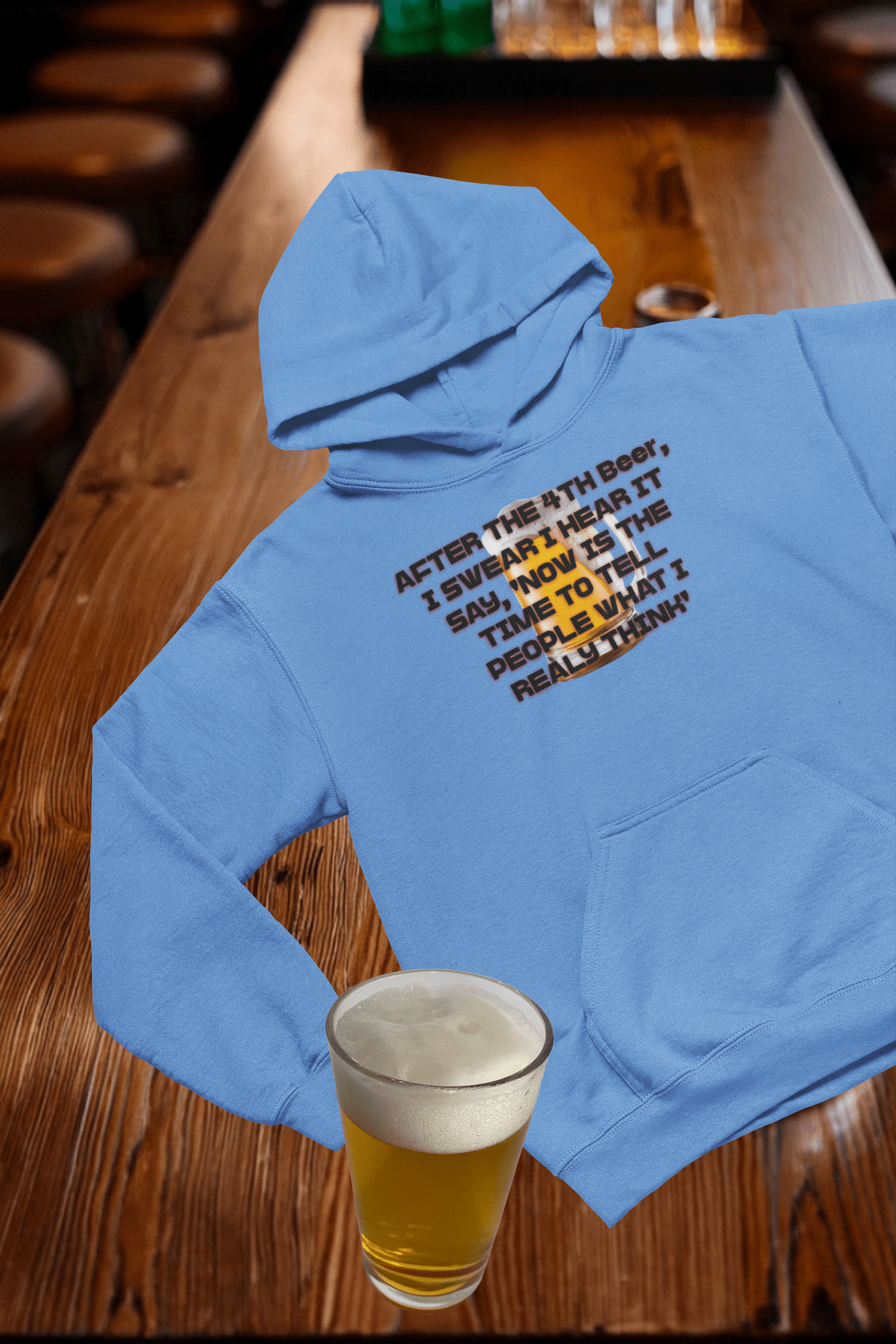 After the 4th Beer Hooded Sweatshirt