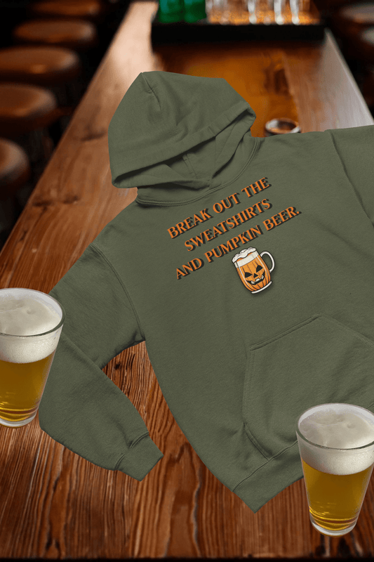 Pumpkin Beer Hooded Sweatshirt
