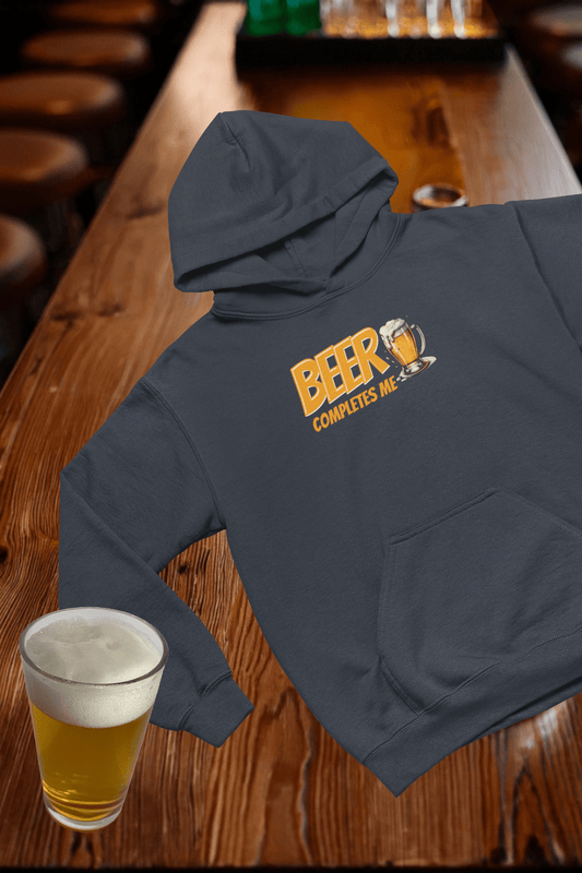 Beer Completes Me Hooded Sweatshirt