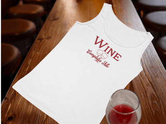 Wine Completes Me Tank Top