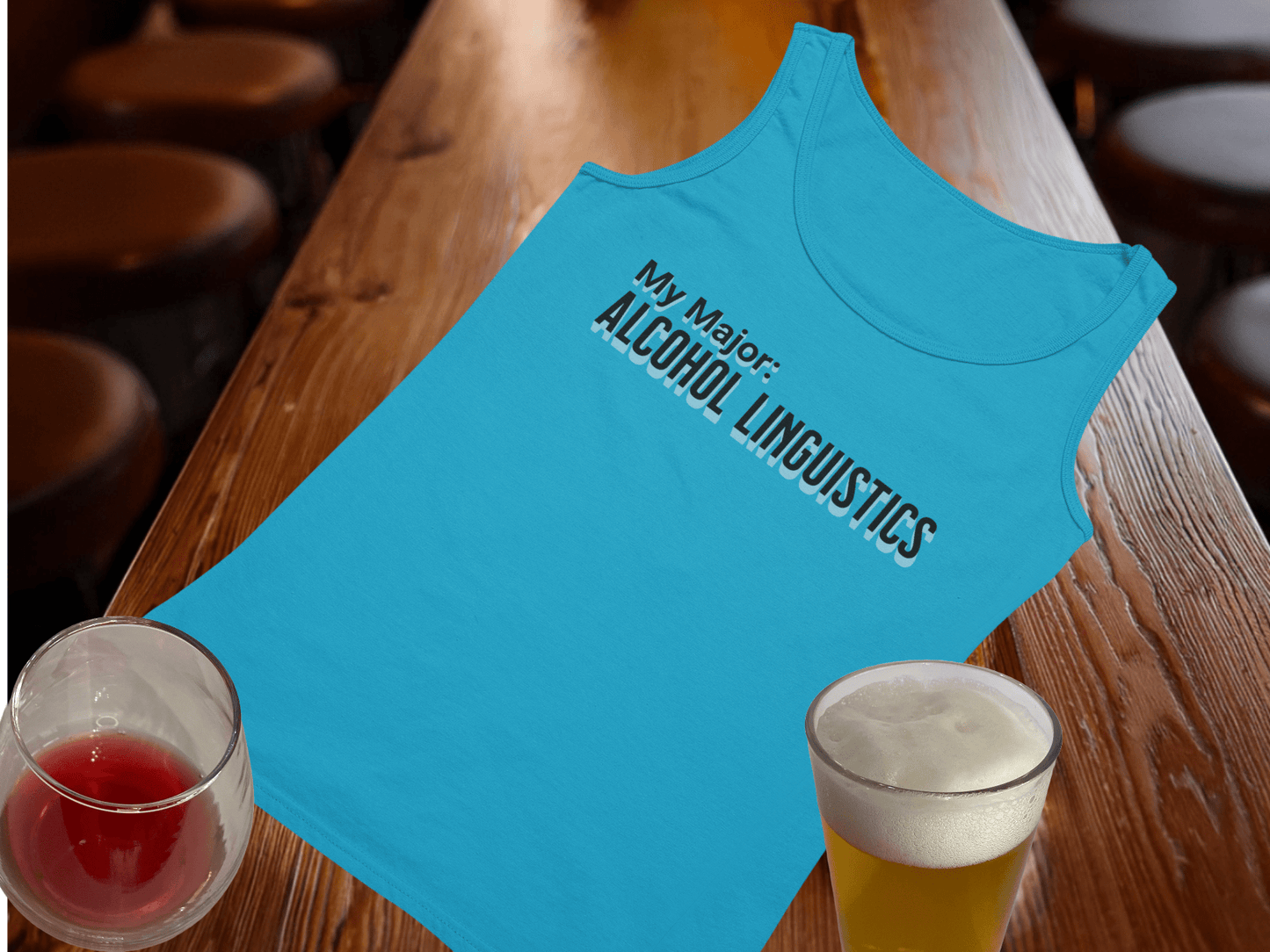 My Major: Alcohol Linguistics Tank Top