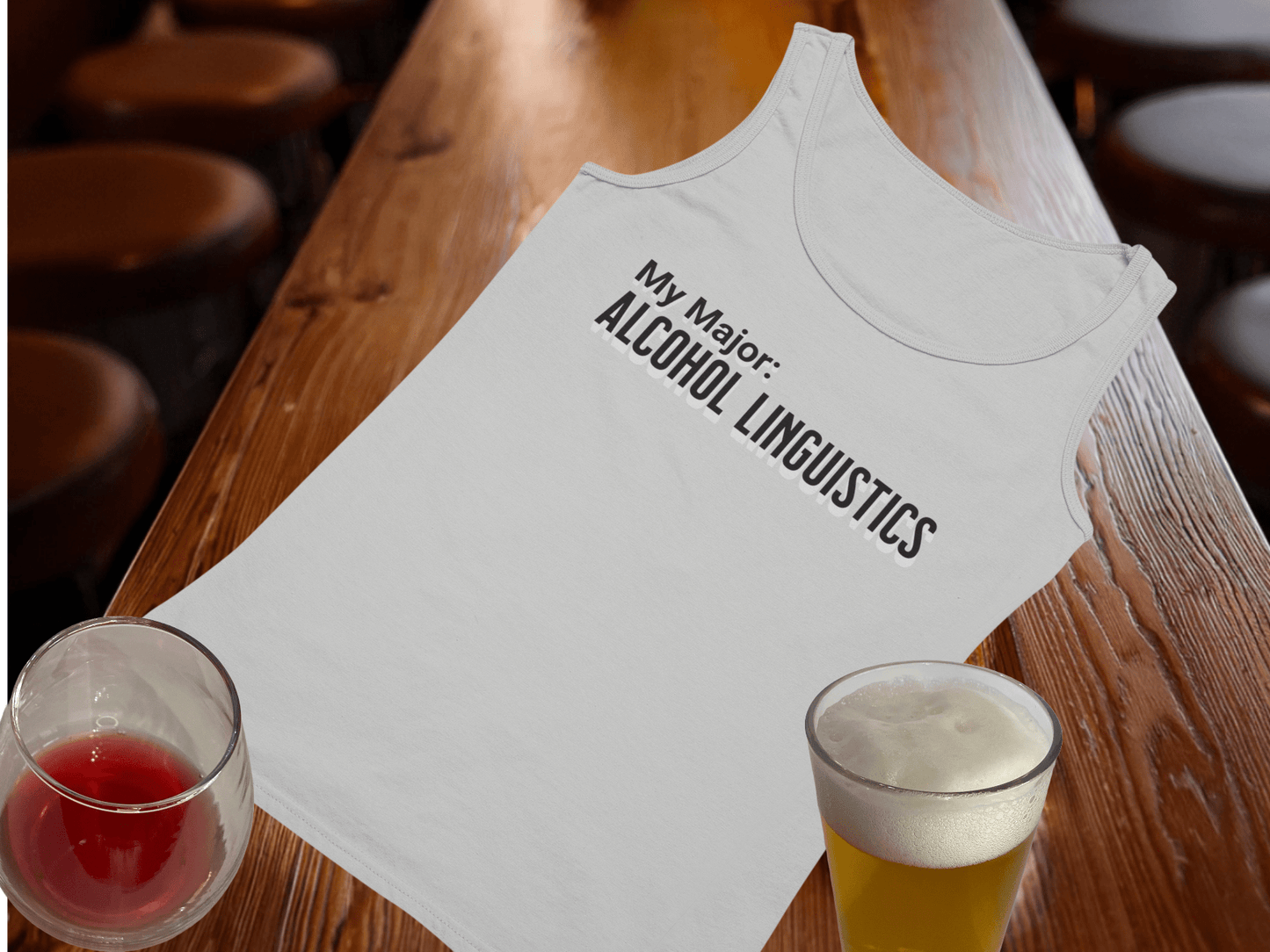 My Major: Alcohol Linguistics Tank Top