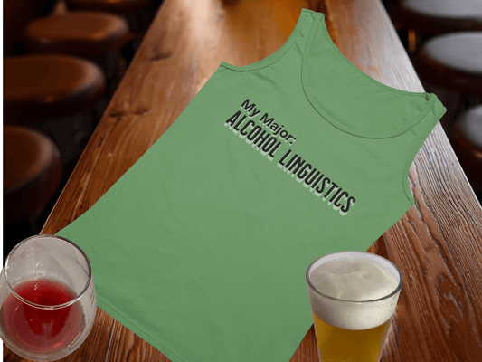 My Major: Alcohol Linguistics Tank Top