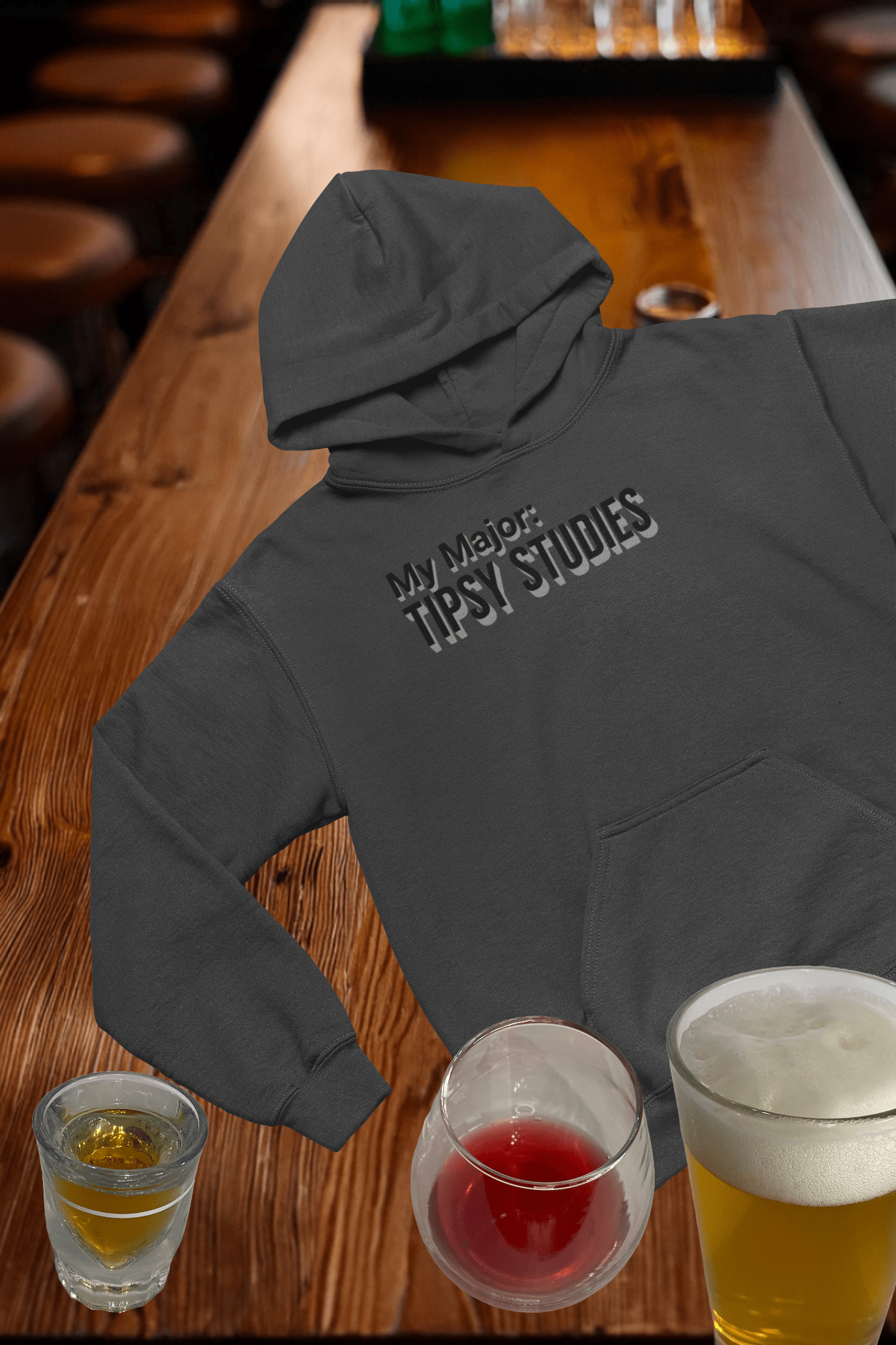 My Major: Tipsy Studies Hooded Sweatshirt