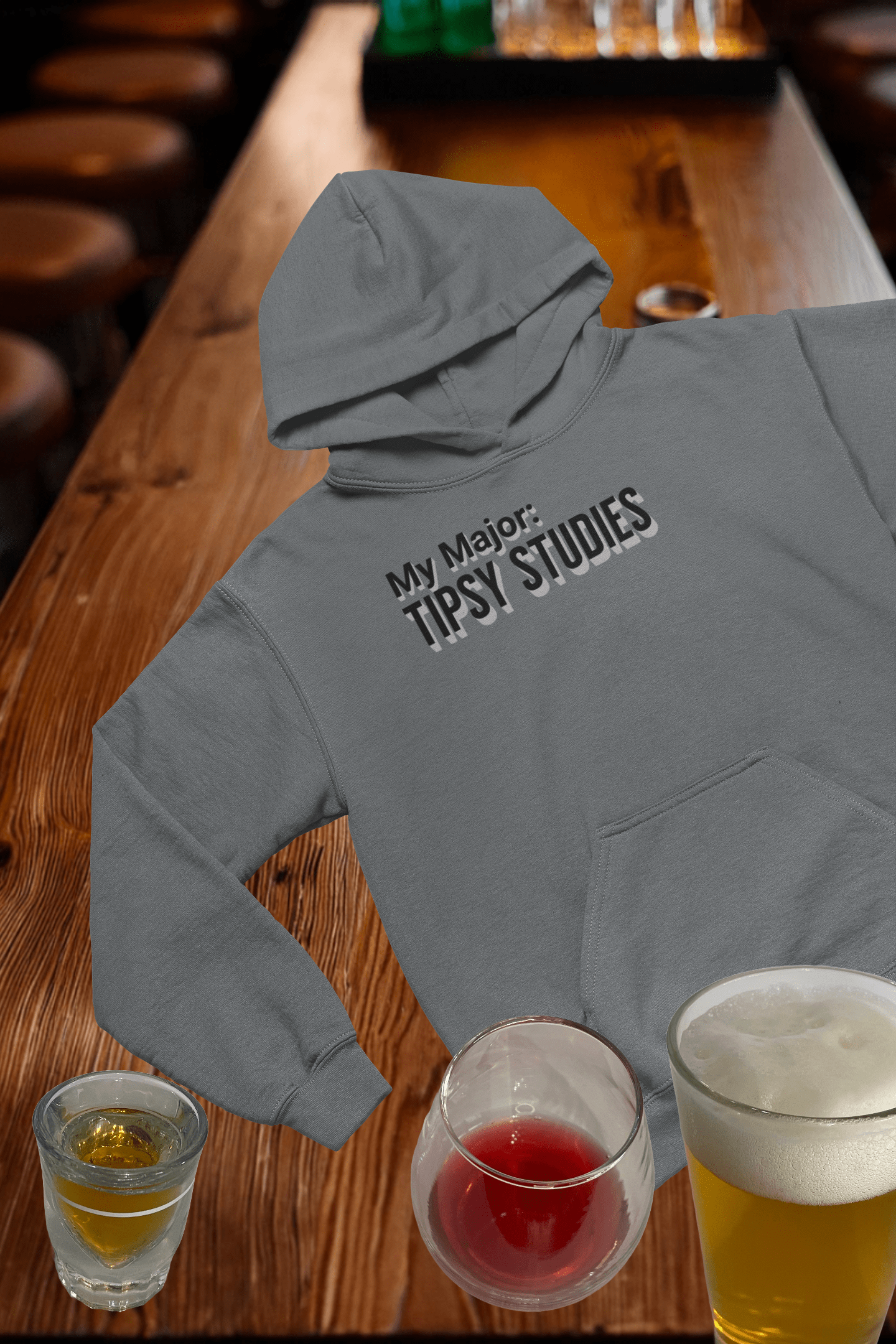 My Major: Tipsy Studies Hooded Sweatshirt