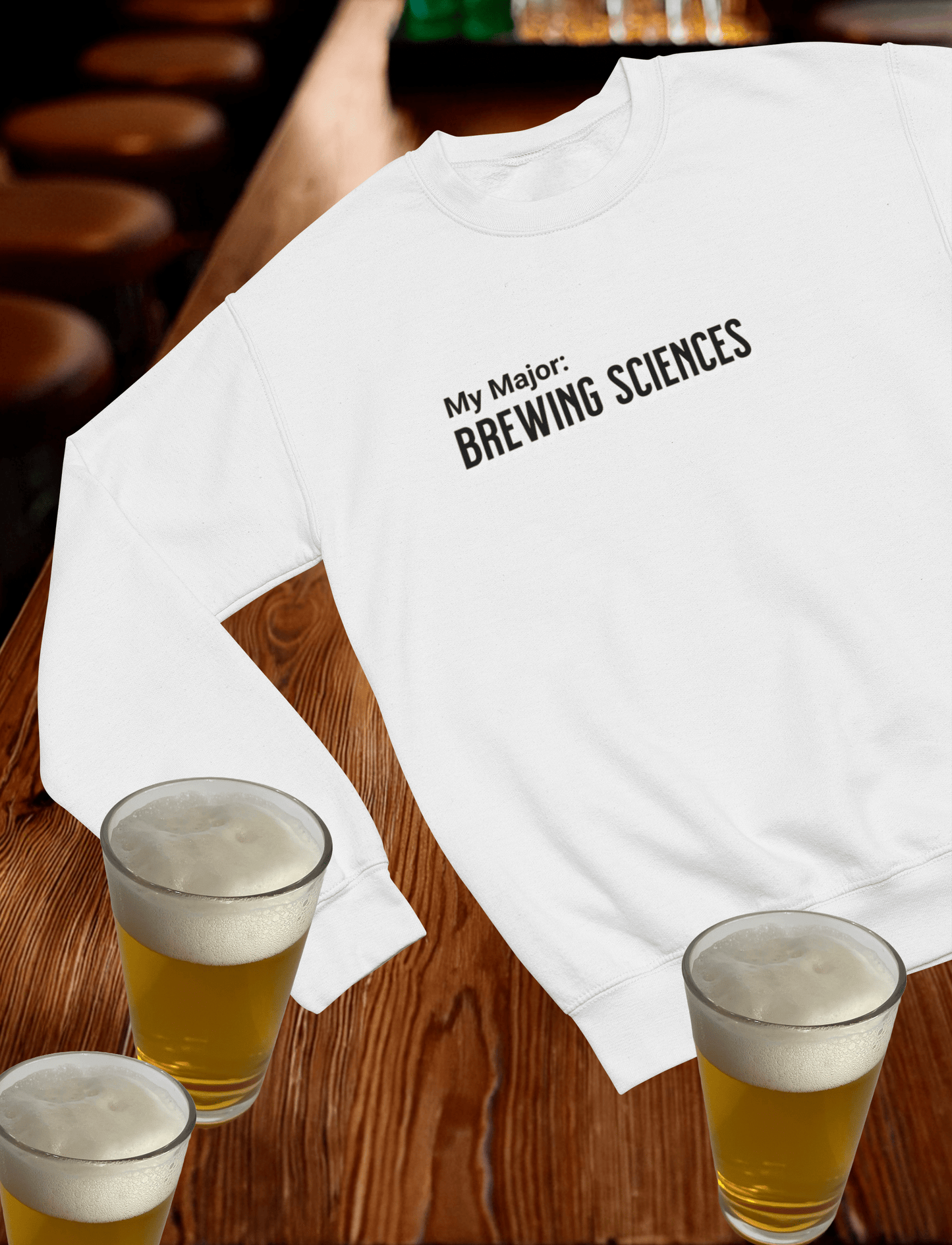My Major: Brewing Sciences Crewneck Sweatshirt