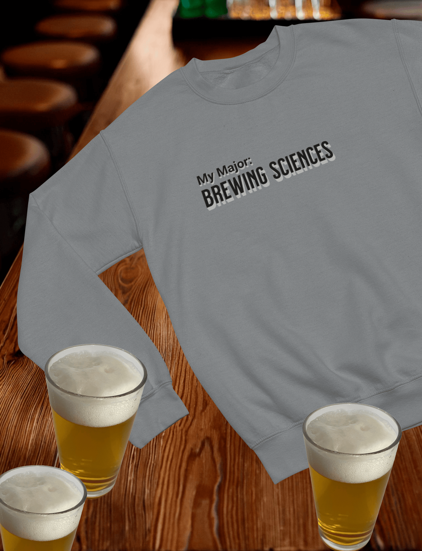 My Major: Brewing Sciences Crewneck Sweatshirt