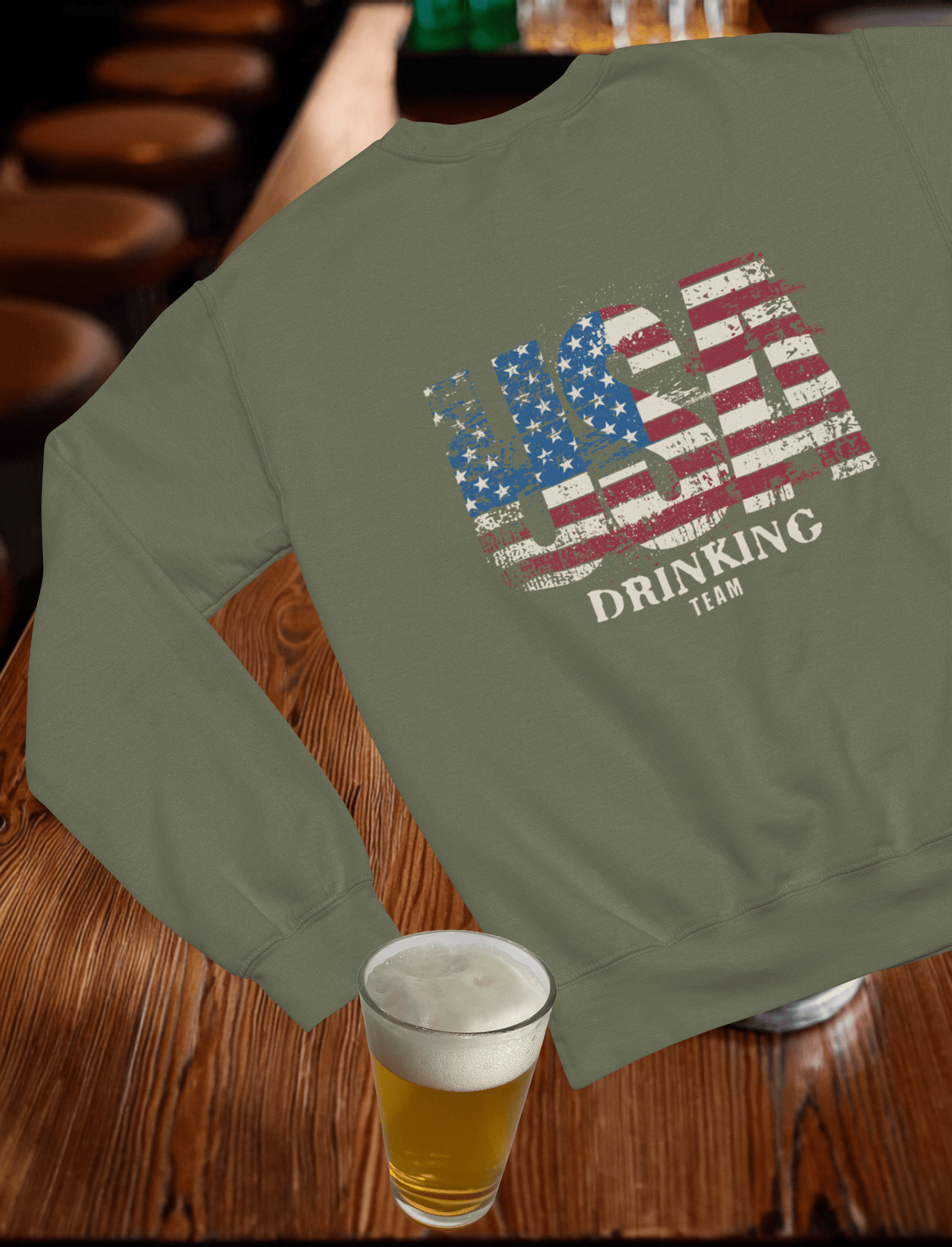 USA Drinking Team Crewneck Sweatshirt