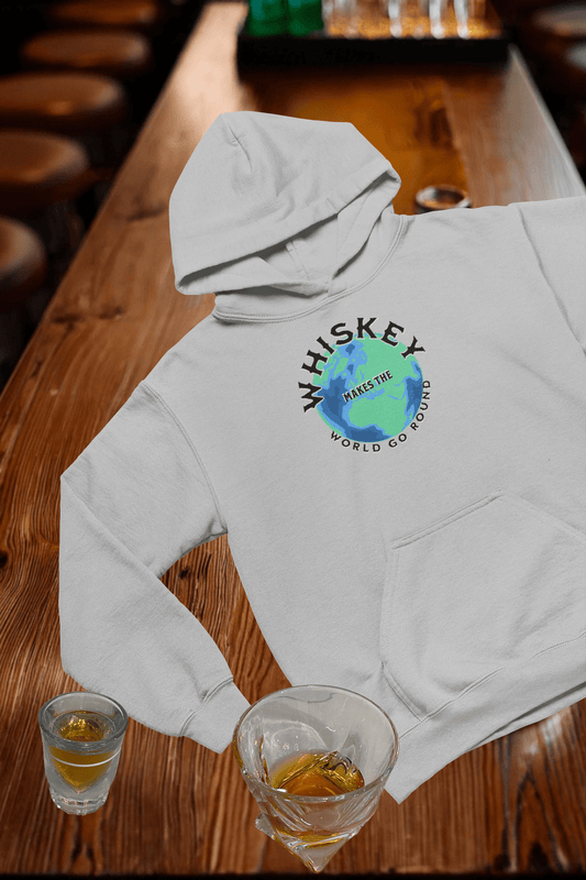 Whiskey Makes the World Go Round Hooded Sweatshirt