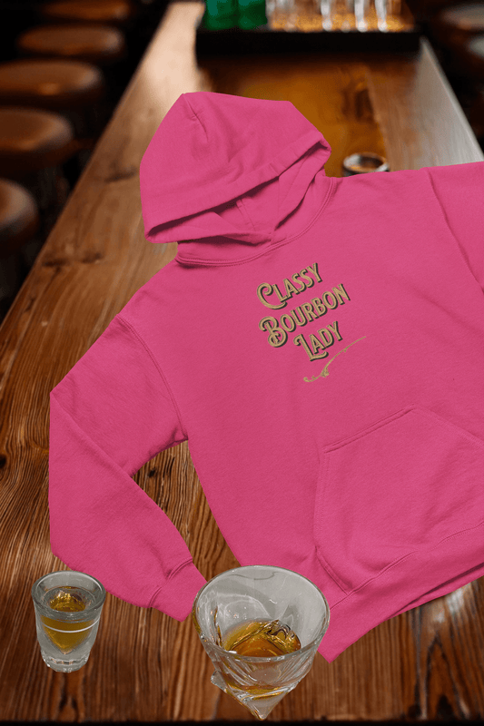 Classy Bourbon Lady Hooded Sweatshirt