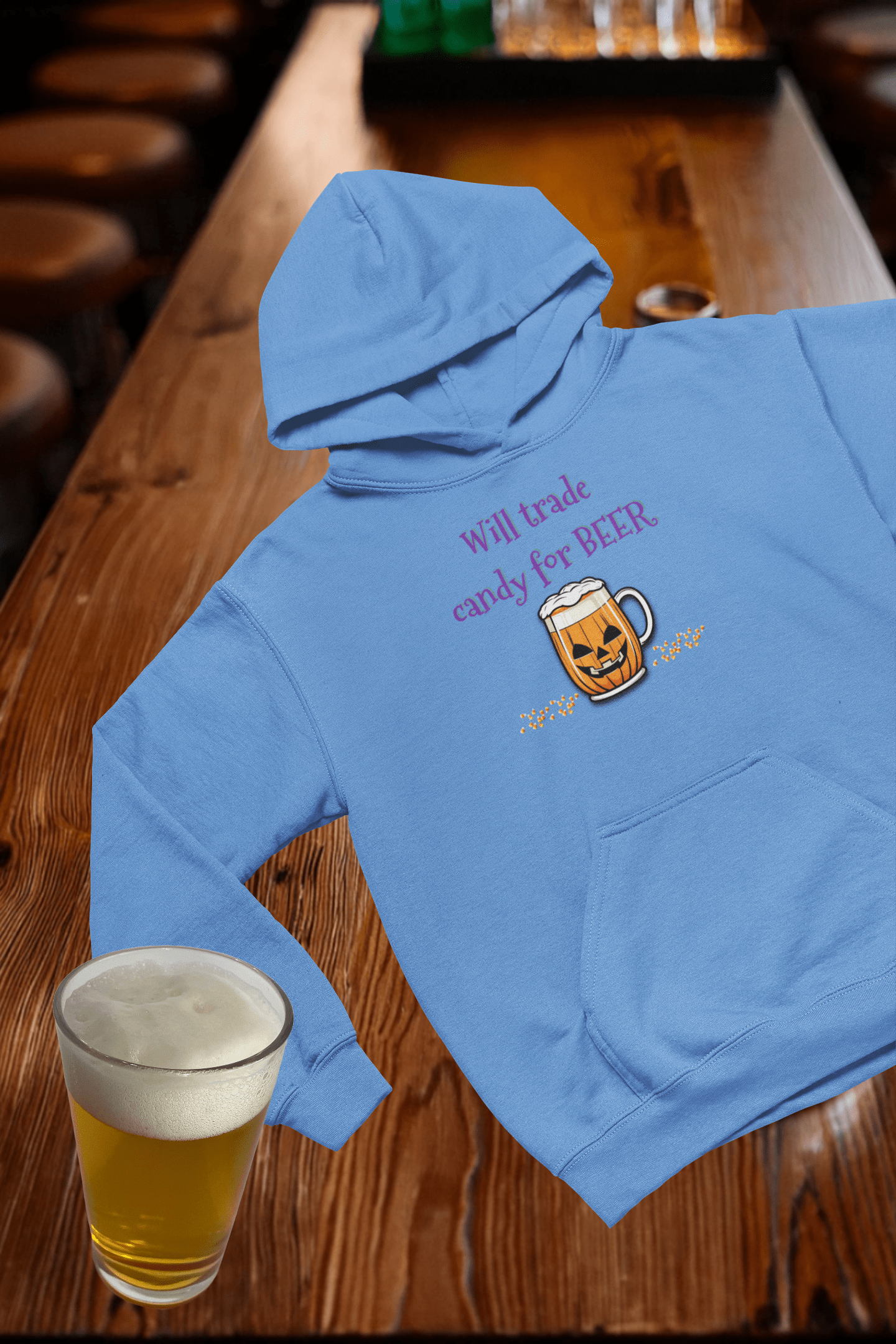 Will Trade Candy for Beer Hooded Sweatshirt