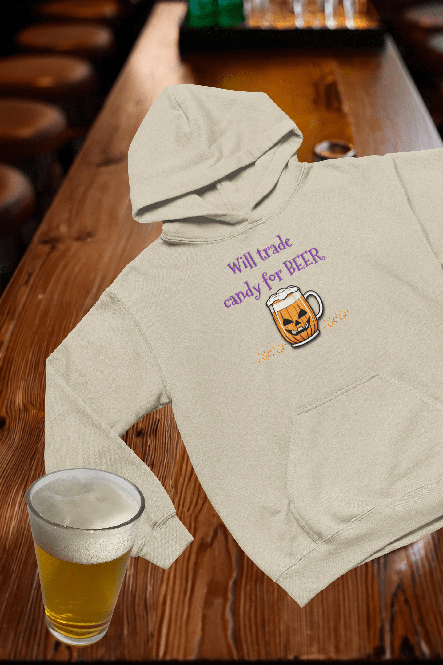 Will Trade Candy for Beer Hooded Sweatshirt