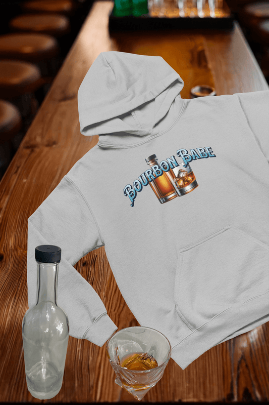 Bourbon Babe Bottle Hooded Sweatshirt