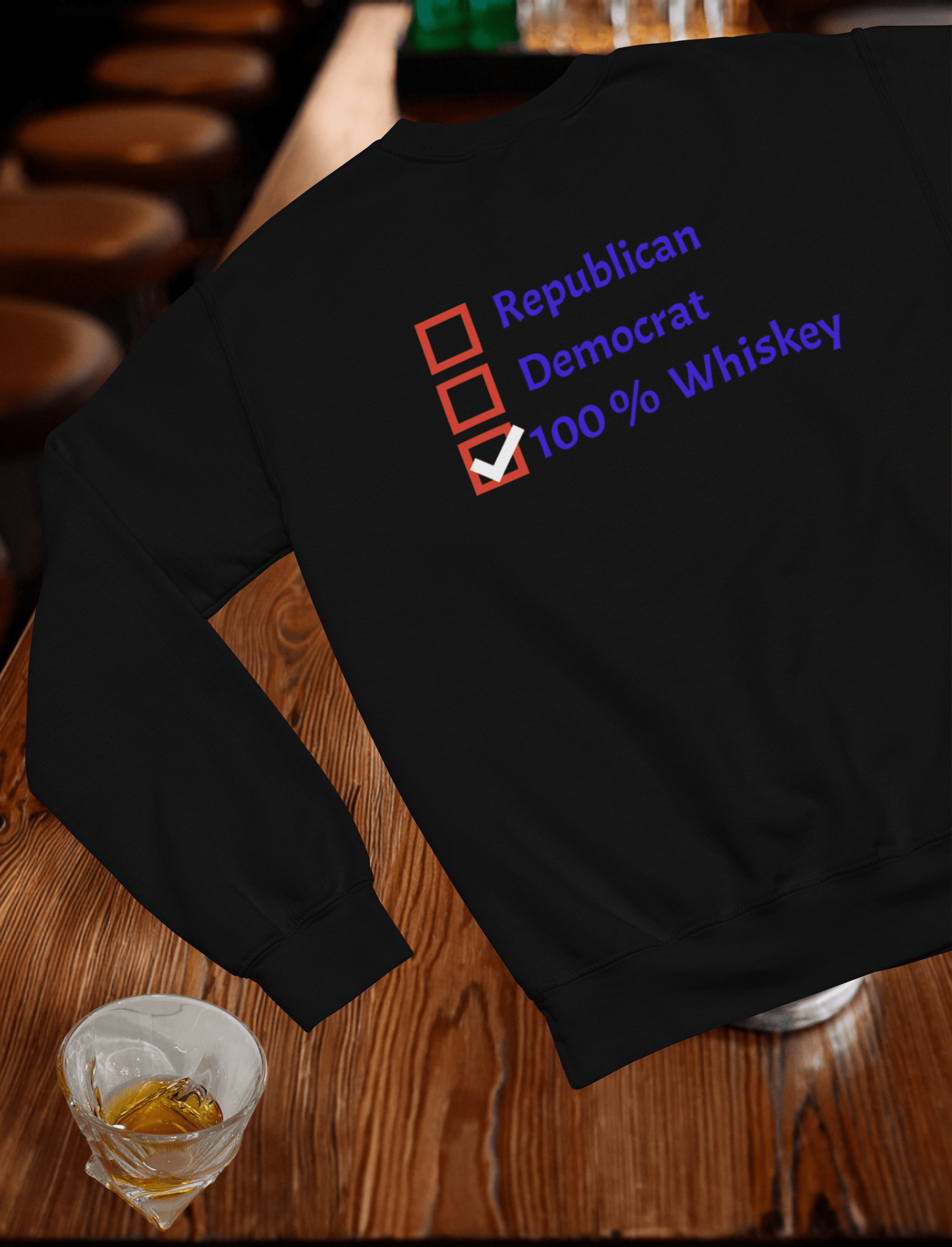 Vote Whiskey Crewneck Sweatshirt