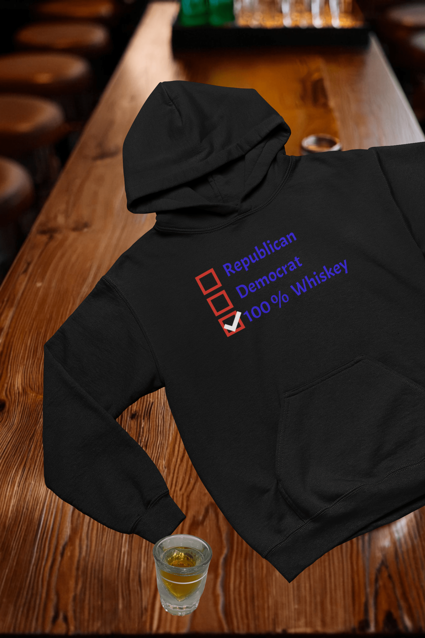 Vote Whiskey Hooded Sweatshirt