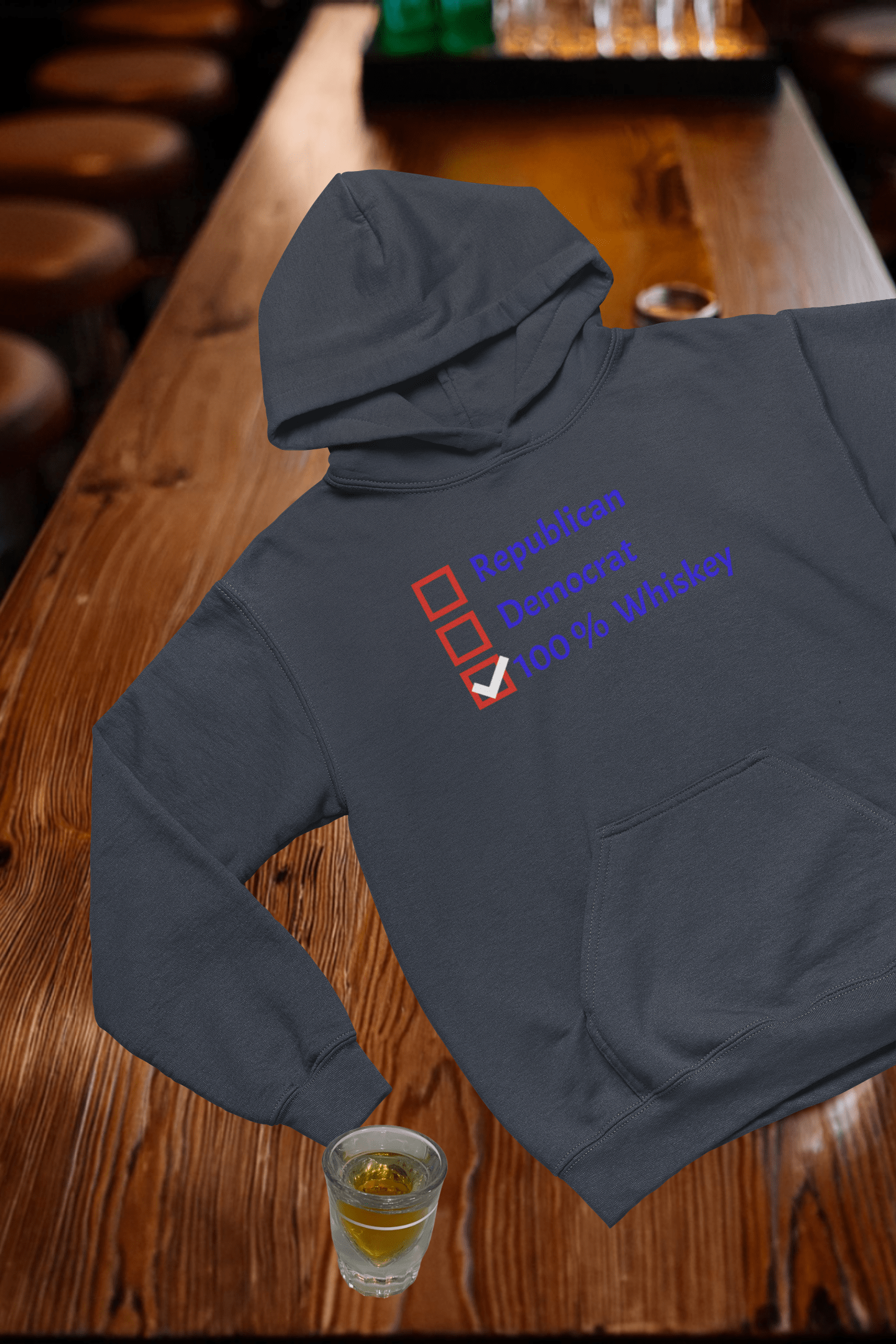 Vote Whiskey Hooded Sweatshirt