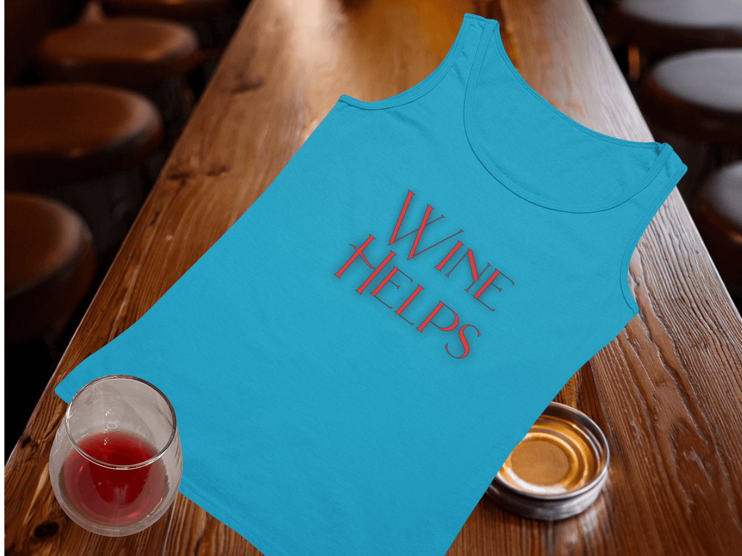 Wine Helps Tank Top