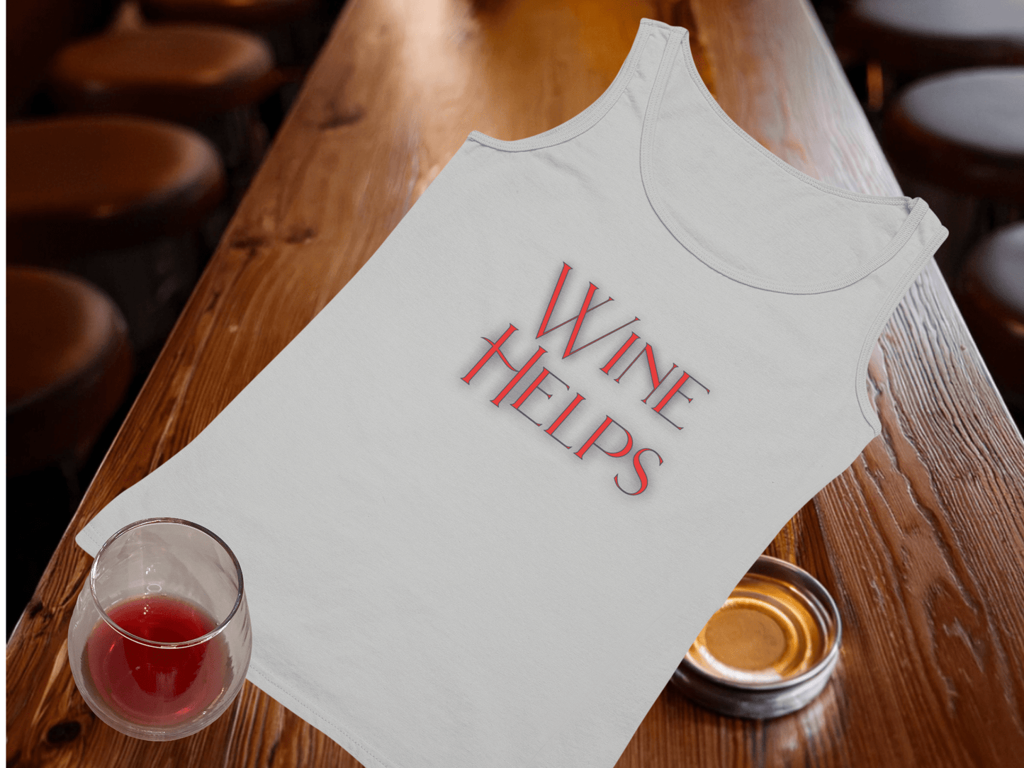 Wine Helps Tank Top