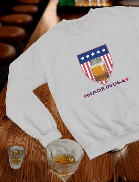 Moonshine MADE IN USA Crewneck Sweatshirt