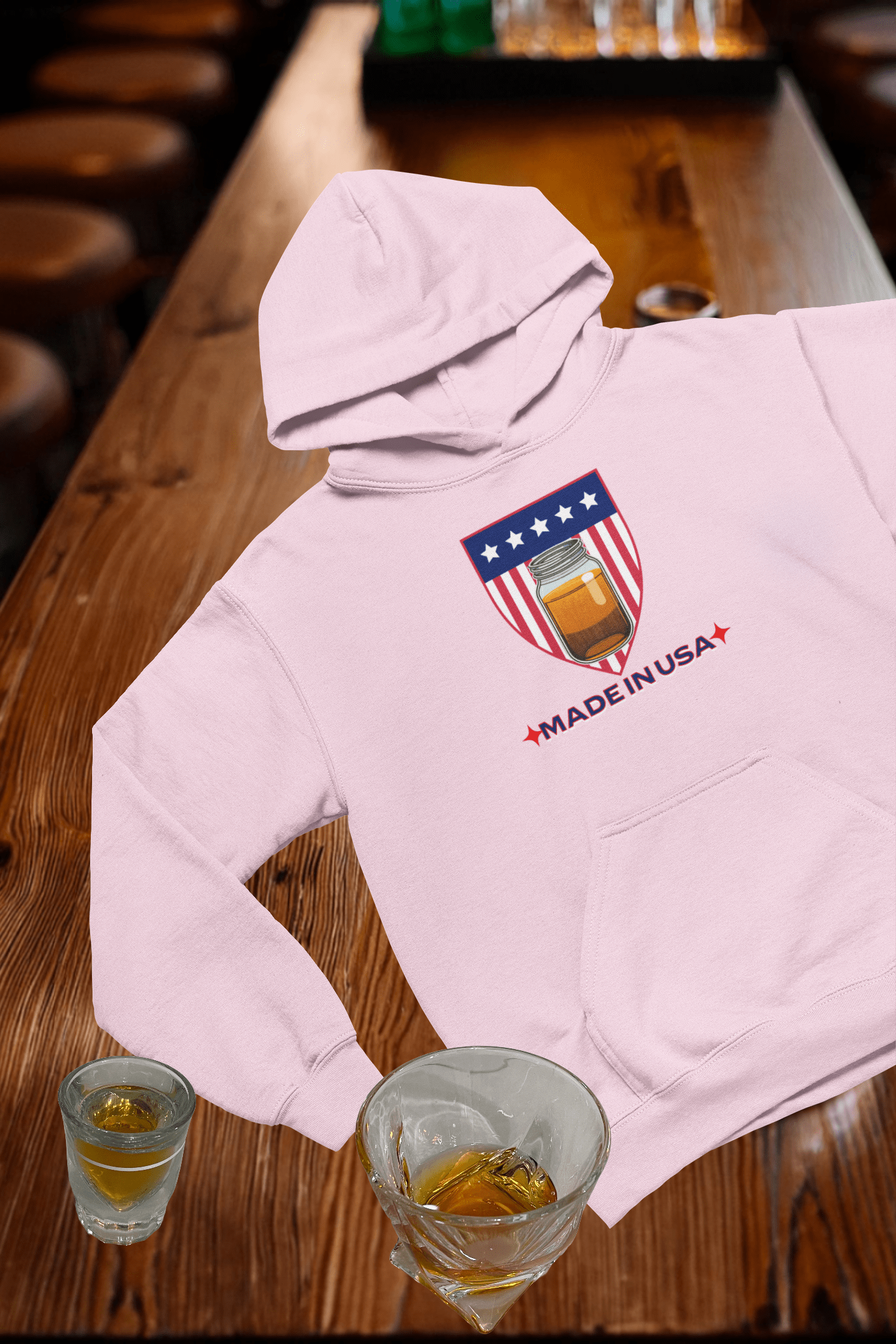 Moonshine MADE IN USA Hooded Sweatshirt