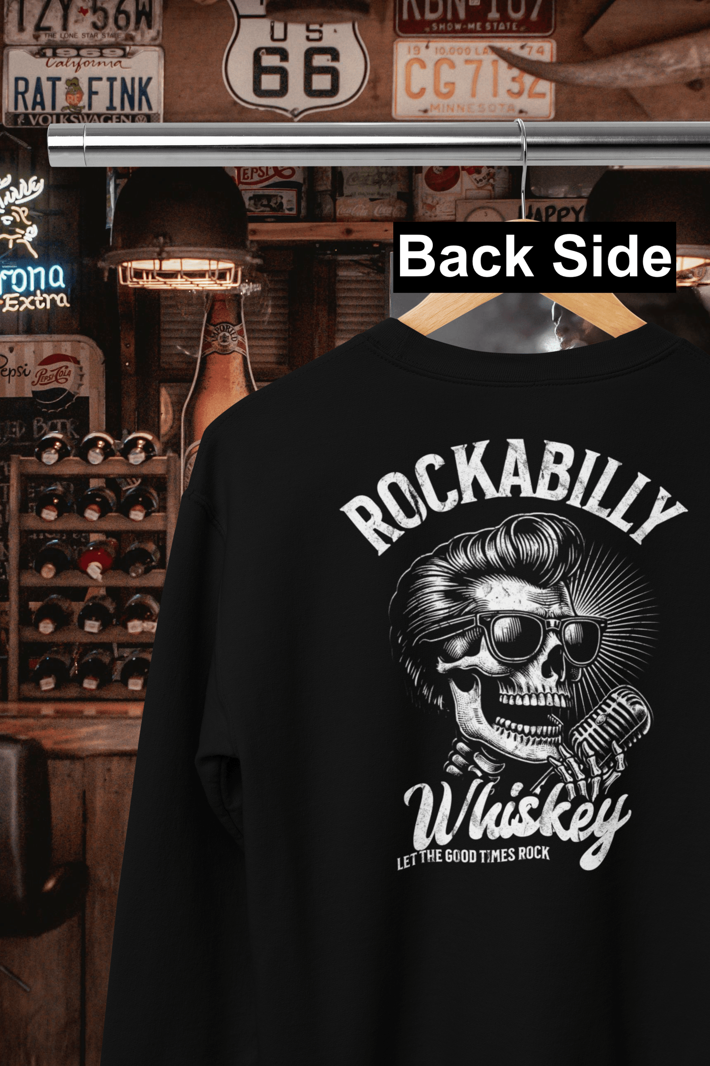 Rockabilly Rock Crewneck Sweatshirt