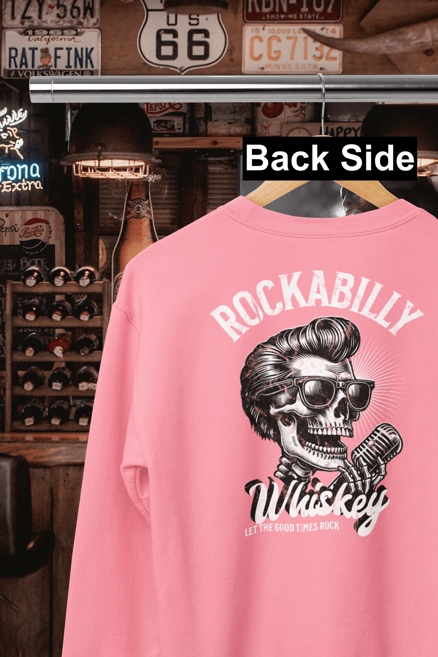 Rockabilly Rock Crewneck Sweatshirt