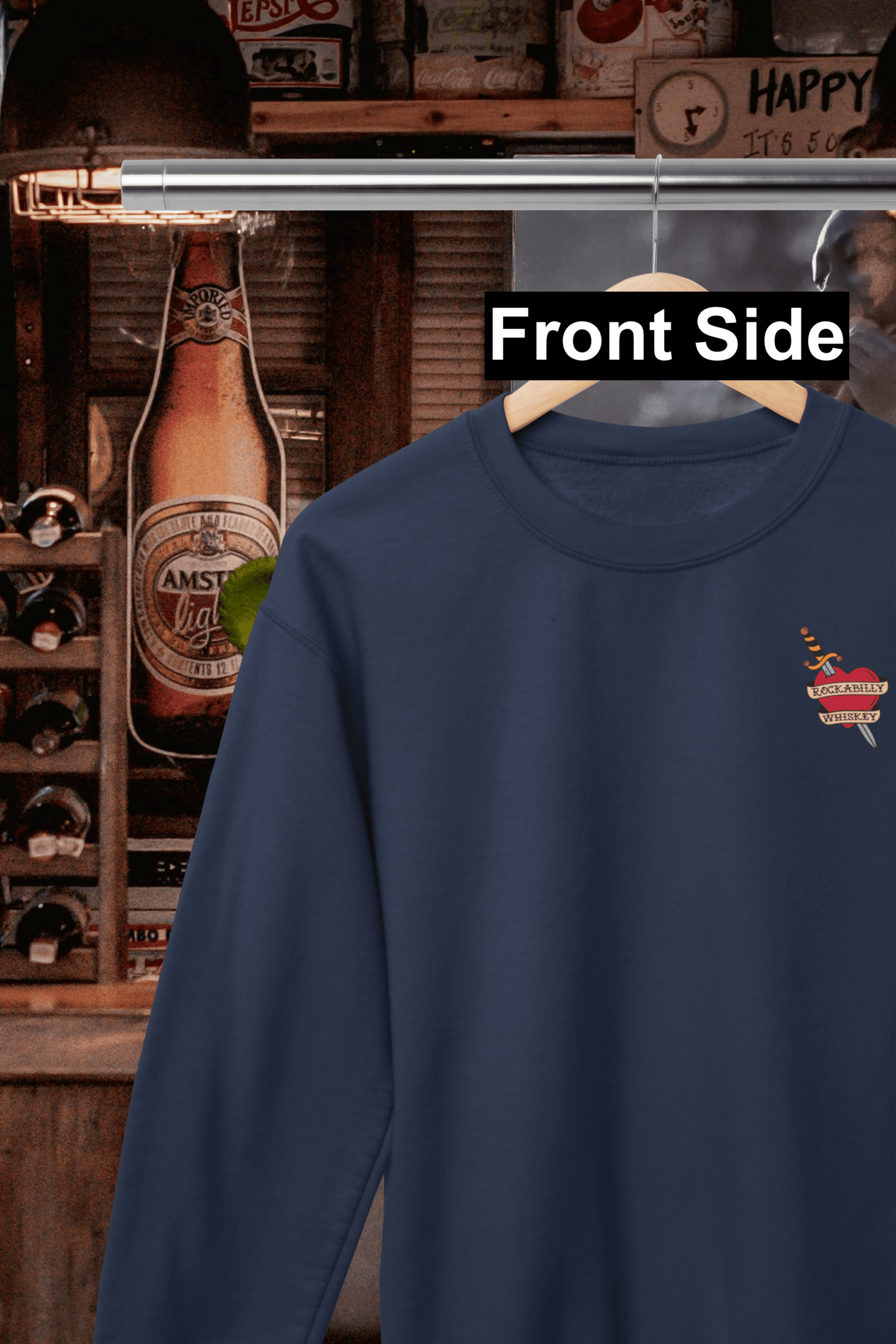 Rockabilly Rock Crewneck Sweatshirt