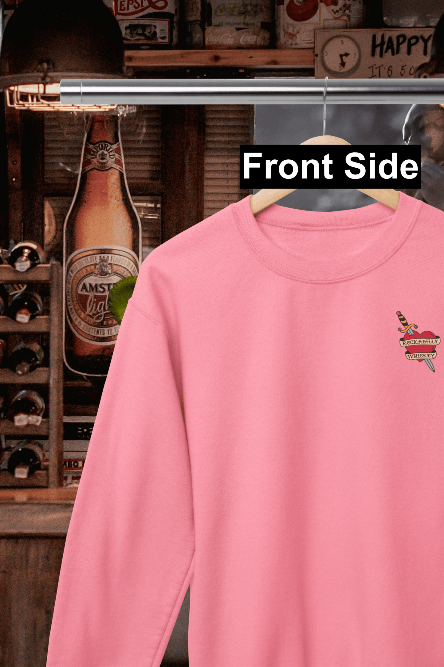 Rockabilly Rock Crewneck Sweatshirt