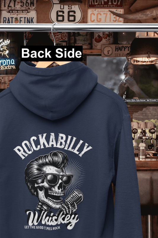 Rockabilly Rock Hooded Sweatshirt
