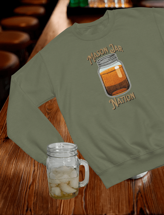 Mason Jar Nation Crewneck Sweatshirt
