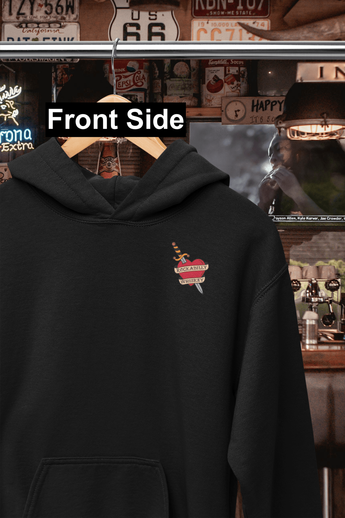 Rockabilly Whiskey Distillery Hooded Sweatshirt