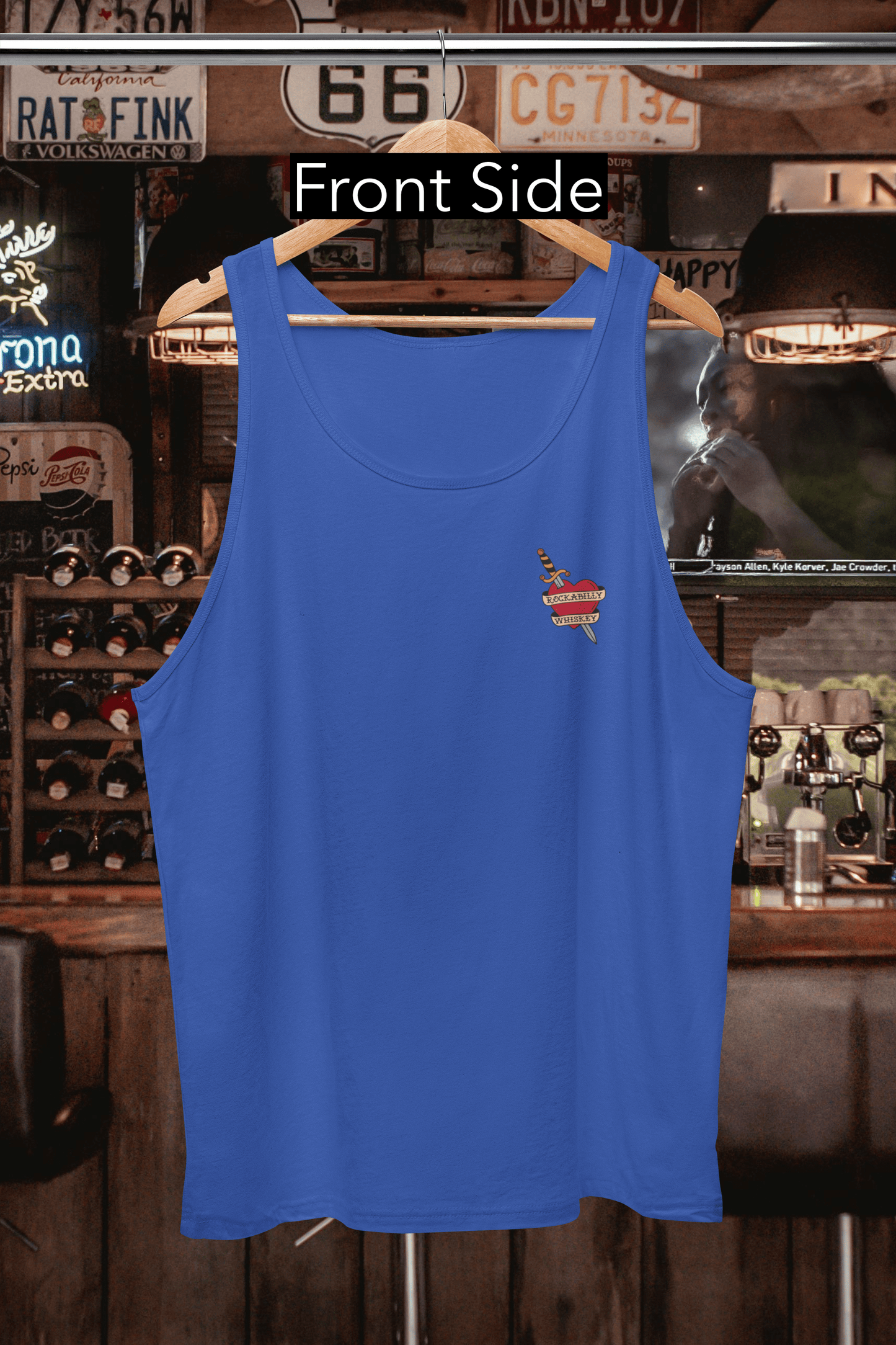 Rockabilly Eagle and Snake Tank Top