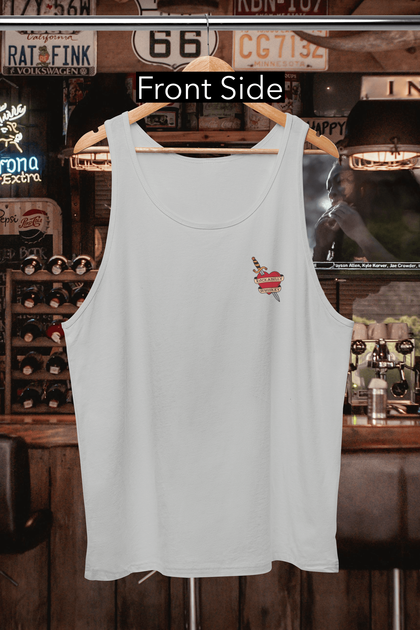 Rockabilly Eagle and Snake Tank Top