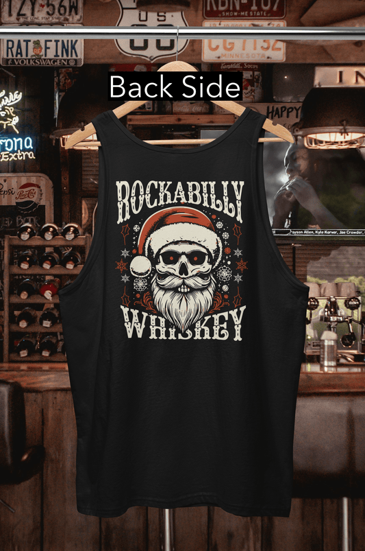 Rockabilly Skully Claus Tank Top