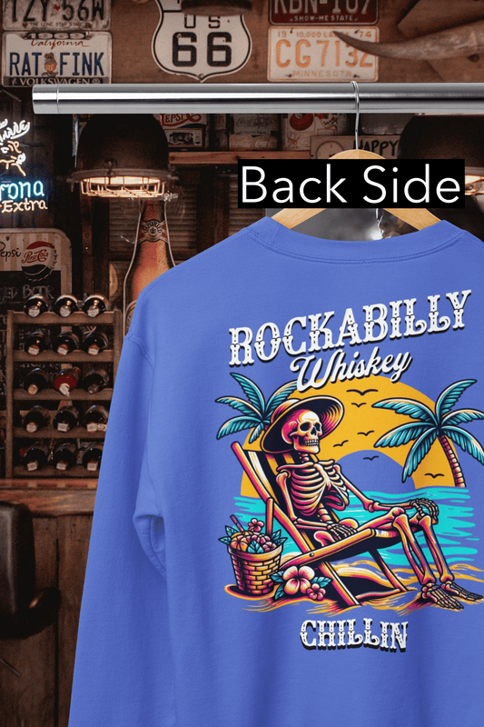 Rockabilly Chillin Crewneck Sweatshirt