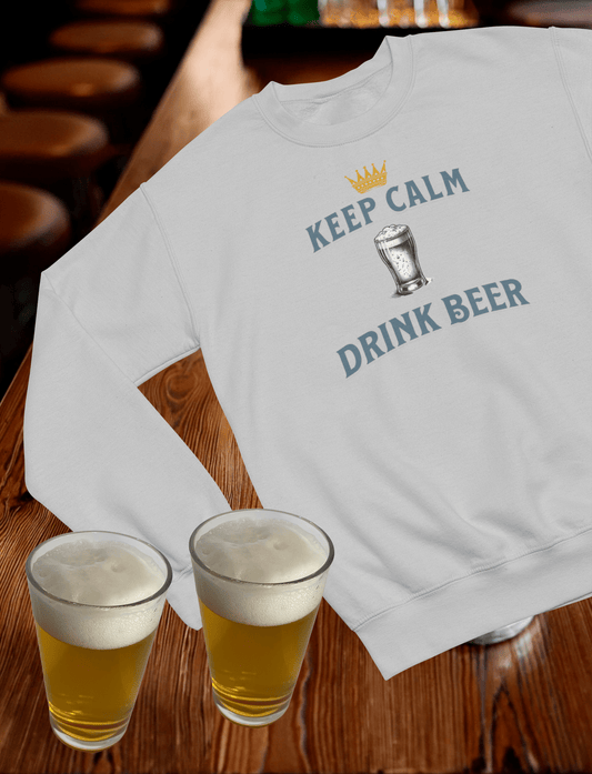 Keep Calm Drink Beer Crewneck Sweatshirt