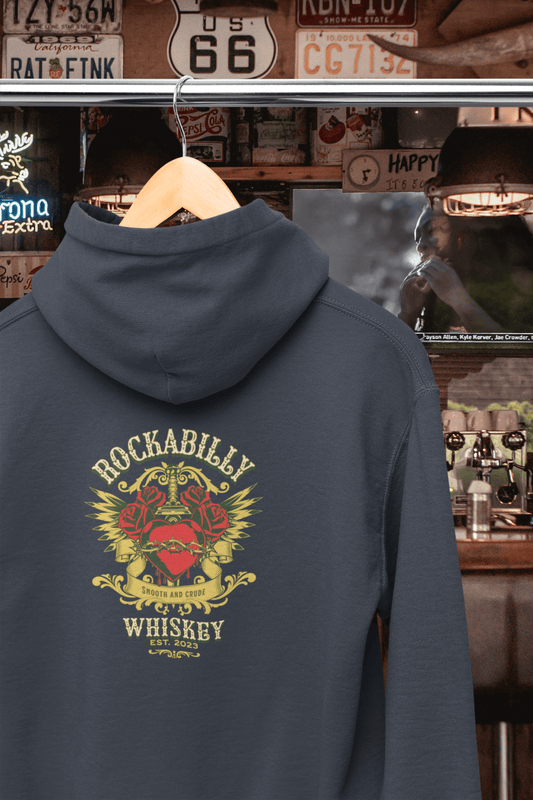 Rockabilly Heart and Dagger Hooded Sweatshirt