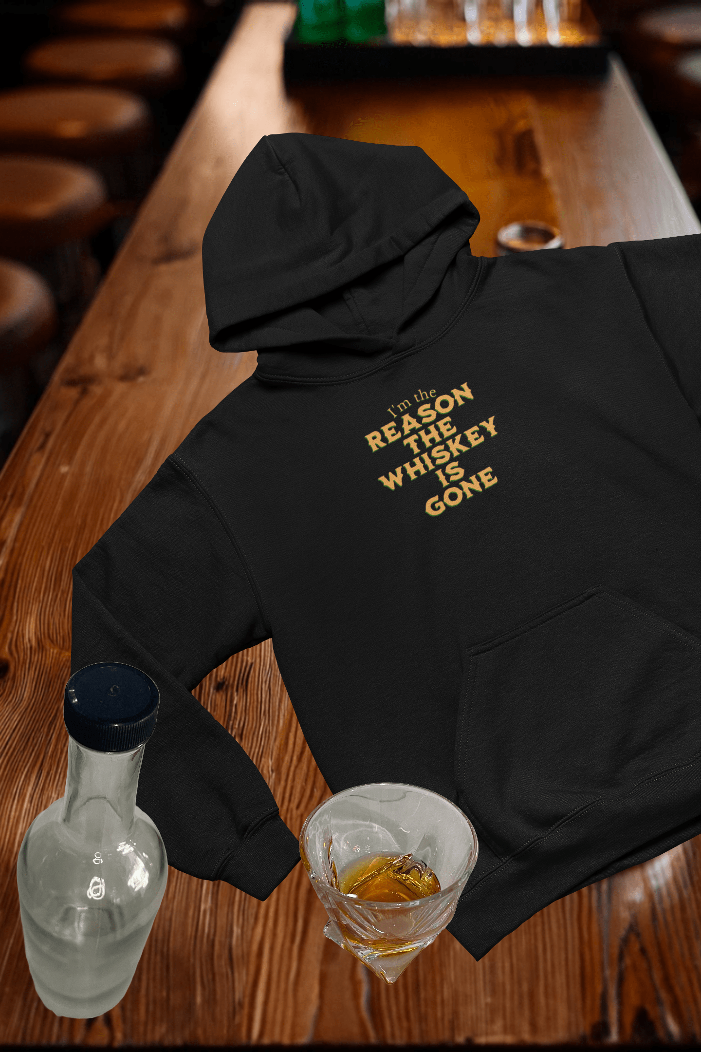 I'm the Reason the Whiskey is Gone Hooded Sweatshirt