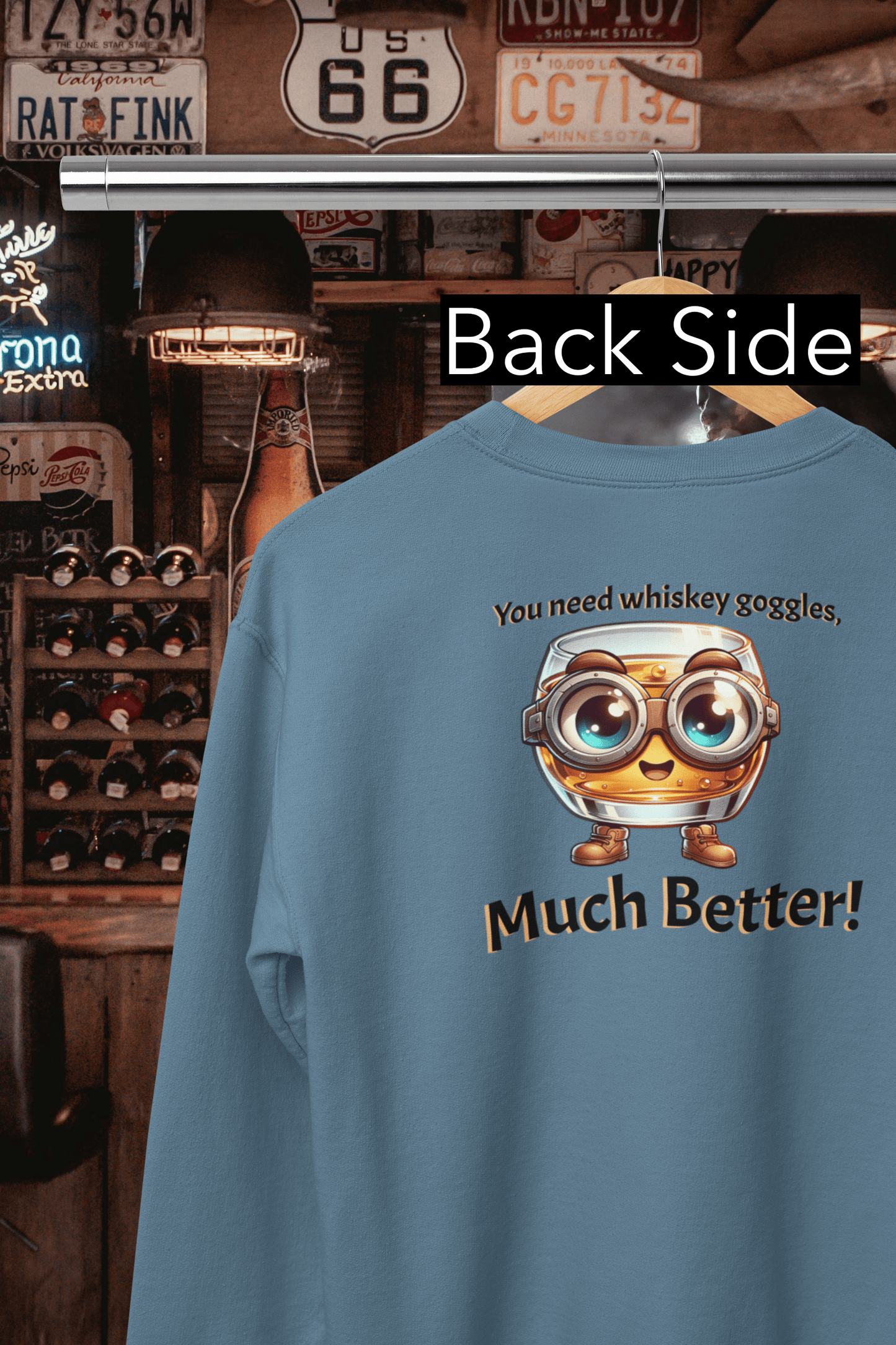 Whiskey Goggles Crewneck Sweatshirt