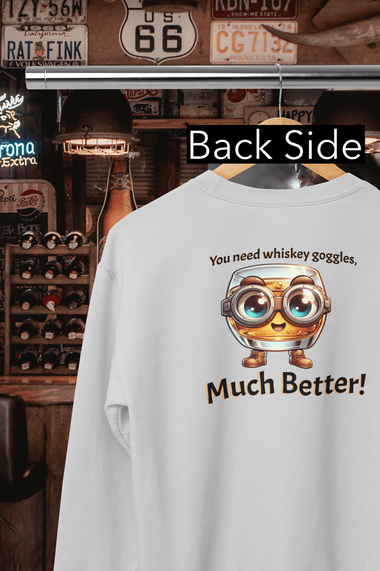 Whiskey Goggles Crewneck Sweatshirt